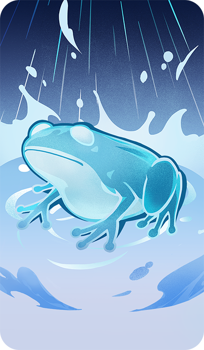 Okeanide Rhodeia Hydro Mimic Frog