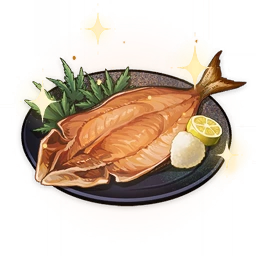 Leckerer gerösteter Trockenfisch