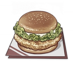 微妙なカリカリチキンバーガー