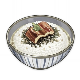 Misslungenes Unagi-Chazuke
