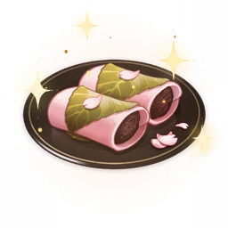 美味しそうな緋櫻餅
