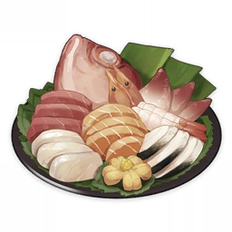 Misslungene Sashimi-Platte