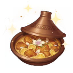 Leckeres Vergoldetes Tajine