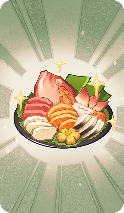 Sashimi-Platte