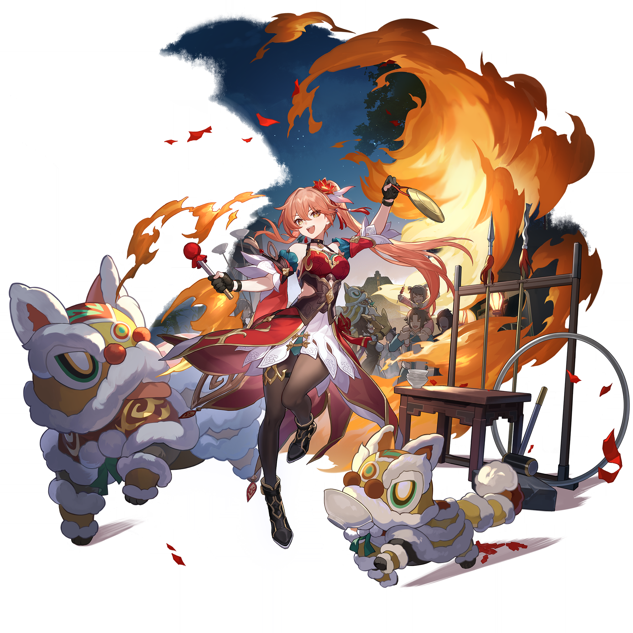 崩壊：スターレイル 風 桂乃芬 ケイナイフン Guinaifen コスプレ衣装 ウィッグ 靴 コスチューム 演出服 アニメ ゲーム ハロウィン cosplay 変装 崩壊スターレイル桂乃芬(ケイナイフン）の作り込み要素が凄