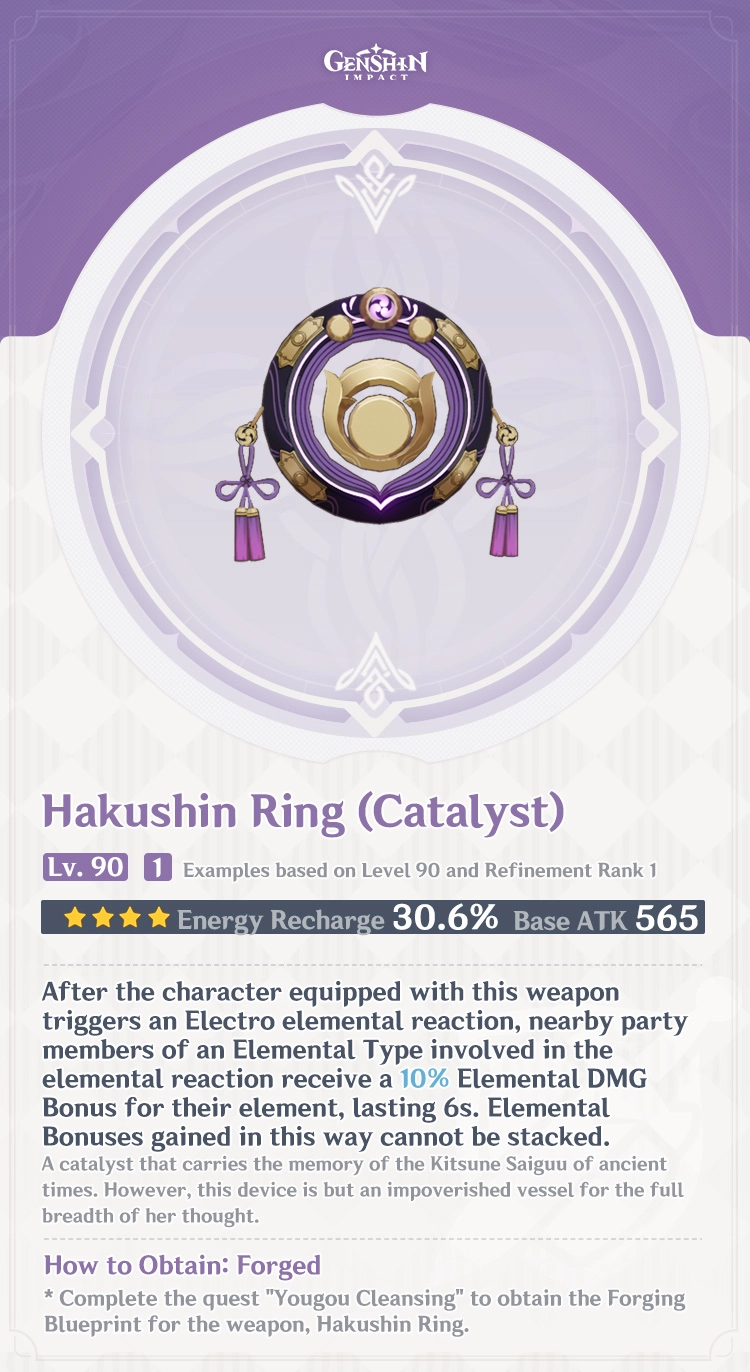 Hakushin Ring Genshin Impact HoYoWiki